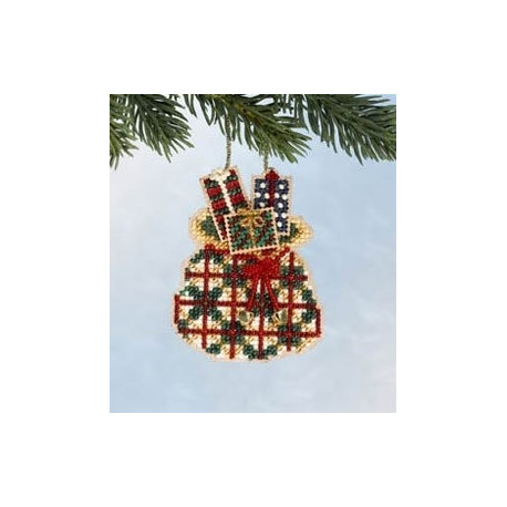 Santa's Sack / Мешок Санты Mill Hill Набор для вышивания крестом MH166303