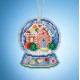 Gingerbread House Globe / Пряничный домик Шар Mill Hill Набор для вышивания крестом MH161932