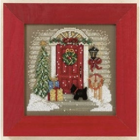 Home for Christmas / Рождественский дом Mill Hill Набор для вышивания крестом MH141301
