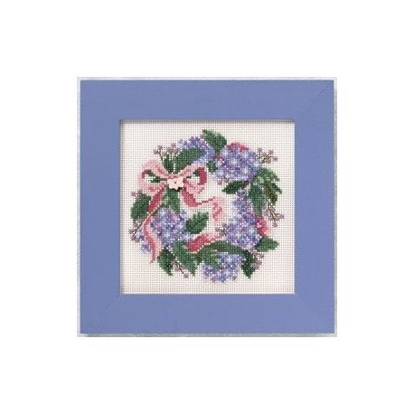Hydrangea Wreath / Венок гортензии Mill Hill Набор для вышивания крестом MH140104