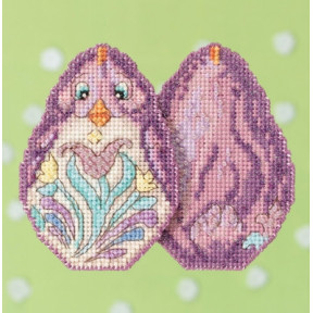 Purple Chick / Пурпурный цыпленок Mill Hill Набор для вышивания крестом JS181716