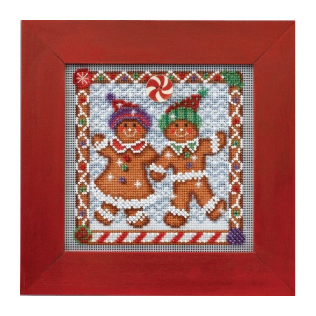 Ginger Friends / Имбирные друзья Mill Hill Набор для вышивания крестом MH144301