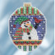 Snowman Greetings / Приветствие снеговика Mill Hill Набор для вышивания крестом MH211811