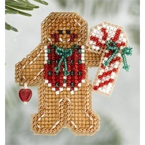 Gingerbread Boy / Пряничный мальчик Mill Hill Набор для вышивания крестом MH186306