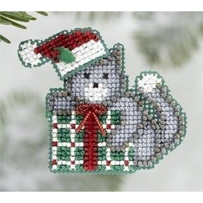 Kittys Gift / Подарок для Китти Mill Hill Набор для вышивания крестом MH186305