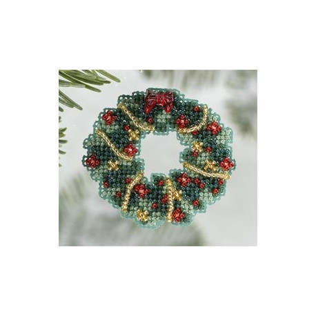 Holly Wreath / Венок падуба Mill Hill Набор для вышивания крестом MH186305