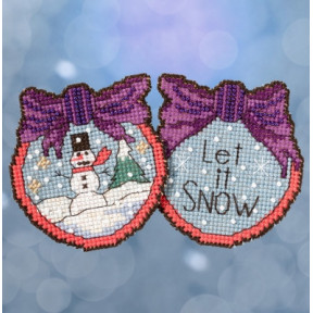 Let it Snow / Пусть снежит Mill Hill Набор для вышивания крестом ST181715