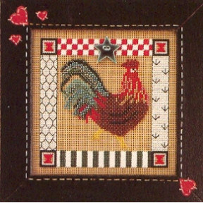 Folk Art Rooster / Фолк петух Mill Hill Набор для вышивания крестом MHCB104