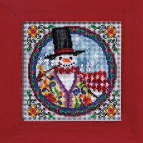 Eastern Snowman / Восточный снеговик Mill Hill Набор для вышивания крестом JS149103