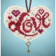 Love / Люблю Mill Hill Набір для вишивання хрестиком MH163106