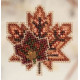 Maple Leaves / Кленовые листья Mill Hill Набор для вышивания крестом MH180202