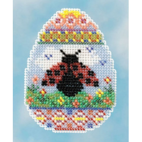 Ladybug Egg / Яйцо с Божьей коровкой Mill Hill Набор для вышивания крестом MH181615