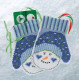 Snowman Mittens / Рукавицы Снеговик Mill Hill Набор для вышивания крестом MH191831