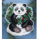 Holiday Panda / Святкова панда Mill Hill Набір для вишивання