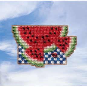 Watermelon / Арбуз Mill Hill Набор для вышивания крестом MH181914