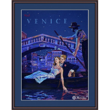 Visit Venice Мережка Набір для вишивання хрестиком К-181