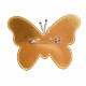 Блакитний метелик Нова Слобода Набір для вишивки брошки ВР1001