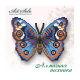 Метелик-магніт «Анютини Очі» ArtSolo Набір алмазного живопису