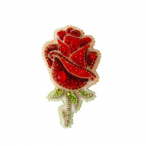 Троянда Crystal Art Набір для виготовлення брошки БП-275