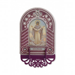 Покров Пресвятої Богородиці Набір для створення ікони з вишитою рамкою-кіотом Нова Слобода ВК1014