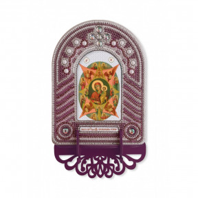 Богородиця Неопалимая Купіна Стіна Набір для створення ікони з вишитою рамкою-кіотом Нова Слобода ВК1017