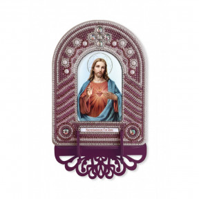 Найсвятіше Серце Ісуса Набір для створення ікони з вишитою рамкою-кіотом Нова Слобода ВК1024
