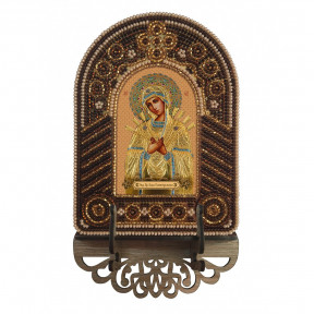 Богородица Семистрельная Набор для создания иконы с вышитой рамкой-киотом Нова Слобода ВК2007