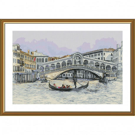 Венецианский канал Набор для вышивки крестом Нова Слобода РЕ3524