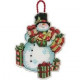 Набір для вишивання Dimensions 70-08896 Snowman Ornament фото
