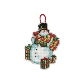 Набор для вышивания Dimensions 70-08896 Snowman Ornament фото