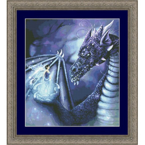 Набор для вышивания  Kustom Krafts 20037 Фея и голубой дракон