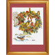 Wreath and birds Набор для вышивания Eva Rosenstand 12-986 фото