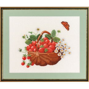Basket w/strawberries Набор для вышивания Eva Rosenstand 14-267