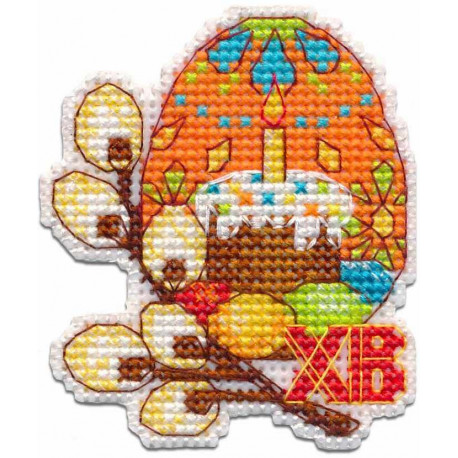 Пасхальное яйцо Набор для вышивки крестом Овен 1289о фото