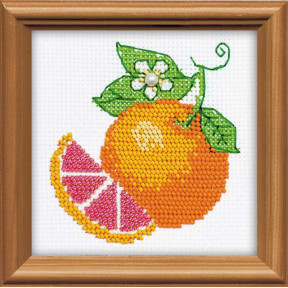 Набор для вышивания бисером Риолис 1263 Апельсин