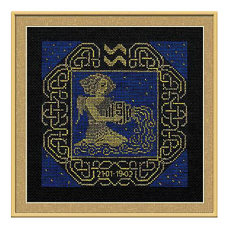 Набор для вышивания Риолис 1211 Знак зодиака Водолей фото