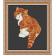 Набір для вишивання хрестиком OLanTa Милашка кіт VN-177 фото