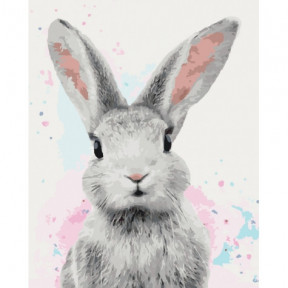 Сахарный кролик Картина по номерам Идейка холст на подрамнике 40x50см КНО4067