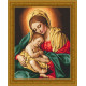 Набір для вишивання Kustom Krafts 18047 Мадонна з немовлям фото