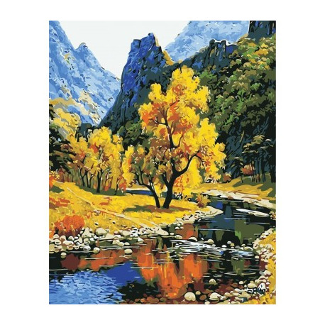 Осень в горах ArtStory подарочная упаковка 40x50см AS0384