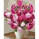 Яркие тюльпаны Картина по номерам Идейка холст на подрамнике 40x50см КНО3006