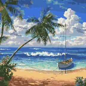 Райский остров ArtStory холст на подрамнике 40x40см AS0328