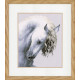 Набір для вишивання Lanarte PN-0147414 Impetuous roan / Білий