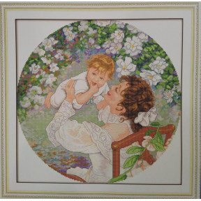 Материнське кохання Набір для вишивання хрестиком з друкованою  схемою на тканині Joy Sunday R583
