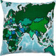 Карта (Евразия) Набор для вышивки подушки Чарівниця V-321 фото