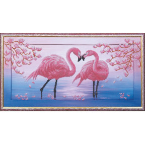 Набор для вышивания Магия Канвы Б-114 Розовые фламинго фото