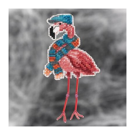Осенний фламинго Mill Hill Набор для вышивания крестом MH182123