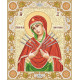 Образ Пресвятої Богородиці Семистрільна Малюнок на тканині