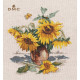 Сонячні квіти Набір для вишивання хрестиком Овен 1400о фото