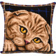 Подушка. Шотландская кошка Набор для вышивки крестом Panna